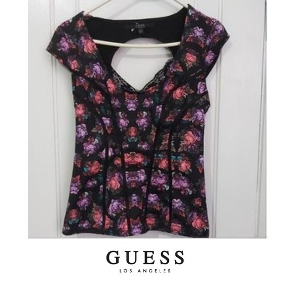 Guess Corset-Style Top with Back Cut Out - Picture 1 of 4